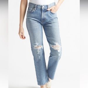 Agolde Mia mid rise straight jean